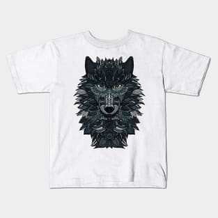 Black Wolf Kids T-Shirt